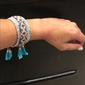 NWT bracelet with beads and thread.